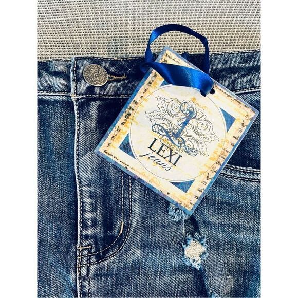 Lexi Womens Super Comfy Stretch Denim Skirt - Picture 4 of 6